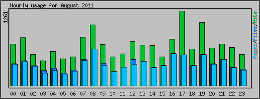 Hourly usage