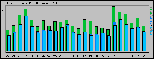 Hourly usage